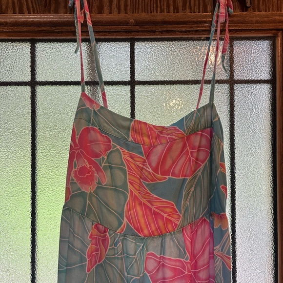 Kenny Flowers Pink and Green Floral Dress - Picture 4 of 5